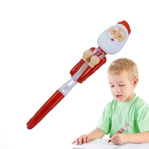 Gmokluytw Kugelschreiber | Box Action Weihnachtsmann Kugelschreiber,Gel Tinte Schreibgerät mit Licht Niedliches Spielzeug für Journaling Schreibtisch Urlaub Studentenbüro Schule Lehrer Männer Frauen Gmokluytw Kugelschreiber | Box Action Weihnachtsmann Kugelschreiber,Gel Tinte Schreibgerät mit Licht Niedliches Spielzeug für Journaling Schreibtisch Urlaub Studentenbüro Schule Lehrer Männer Frauen von Gmokluytw