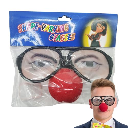 Gmokluytw Lustige Kostümbrille, Streichbrillenspielzeug | Streichkostüm Brillenspielzeug,Realistisches Design-Trickspielzeug für Cosplay-Partys, Aprilscherz, Halloween, Familientreffen Gmokluytw Lustige Kostümbrille, Streichbrillenspielzeug | Streichkostüm Brillenspielzeug,Realistisches Design-Trickspielzeug für Cosplay-Partys, Aprilscherz, Halloween, Familientreffen von Gmokluytw