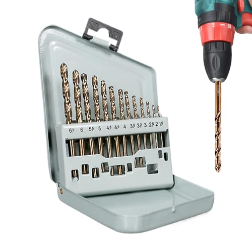 Gmokluytw Metall Bohrersatz Für Stahl | HSS Betonbohrer-Set,Elektrowerkzeuge Für Sanitärinstallation Und Holzverarbeitung Gmokluytw Metall Bohrersatz Für Stahl | HSS Betonbohrer-Set,Elektrowerkzeuge Für Sanitärinstallation Und Holzverarbeitung von Gmokluytw