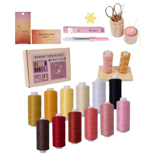 Gmokluytw Nähgarn Set,53 teilige Bunte Nähmaschinengarn Kollektion Baumwolle Polyester | Nähzubehör für Nähen Sticken Quilten Handarbeit Kreative Projekte Haushalt Reise Schule Anfänger Erwachsene & Gmokluytw Nähgarn Set,53 teilige Bunte Nähmaschinengarn Kollektion Baumwolle Polyester | Nähzubehör für Nähen Sticken Quilten Handarbeit Kreative Projekte Haushalt Reise Schule Anfänger Erwachsene & von Gmokluytw