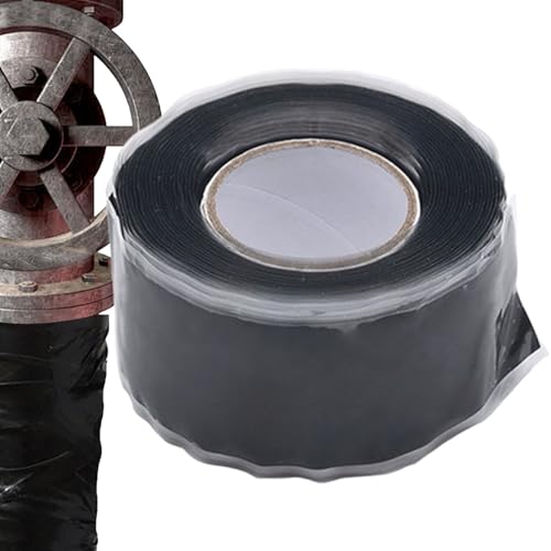 Gmokluytw Silikonkautschukband | Wasserdichtes Klebeband | Silikon-Isolierband, 2,5 cm x 1,5 m, für Rohre, Reparatur von Rohren, Anti-feindliche für Auto- und Bootsrohre Gmokluytw Silikonkautschukband | Wasserdichtes Klebeband | Silikon-Isolierband, 2,5 cm x 1,5 m, für Rohre, Reparatur von Rohren, Anti-feindliche für Auto- und Bootsrohre von Gmokluytw
