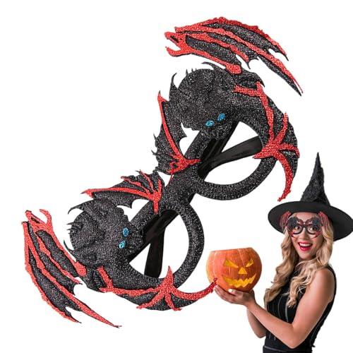 Halloween Brille Für Kinder – Gruseliges Partyaccessoire – 3D Brille Gespenst Kürbis Spinne Katze – Schwarze Umweltfreundliche Gläser Aus Stoff, Goldpuder Und – Kreative Partydekoration Halloween Brille Für Kinder – Gruseliges Partyaccessoire – 3D Brille Gespenst Kürbis Spinne Katze – Schwarze Umweltfreundliche Gläser Aus Stoff, Goldpuder Und – Kreative Partydekoration von Gmokluytw
