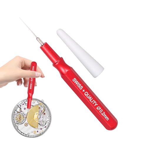 Watch Oiler Pen-Präzisionsschmierwerkzeug-Feinölfüllungssonde für Uhrenbewegung, mechanische Reparatur, Wartung von Armbandanw ", Aluminiumgriff, tragbarer Ölenstift für Uhrmacher Watch Oiler Pen-Präzisionsschmierwerkzeug-Feinölfüllungssonde für Uhrenbewegung, mechanische Reparatur, Wartung von Armbandanw ", Aluminiumgriff, tragbarer Ölenstift für Uhrmacher von Gmokluytw