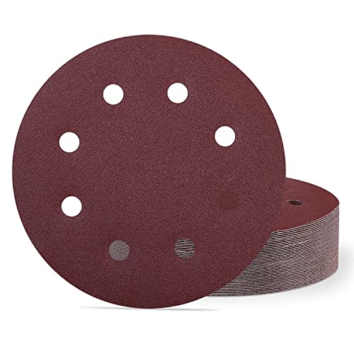 Schleifscheiben 180mm Klett Körnung 240, 40 Stück Schleifblätter 180mm Schleifpapi für Langhalsschleifer, Schleifgiraffen, Trockenbauschleifer(8 Loch) Schleifscheiben 180mm Klett Körnung 240, 40 Stück Schleifblätter 180mm Schleifpapi für Langhalsschleifer, Schleifgiraffen, Trockenbauschleifer(8 Loch) von Gmozkrn