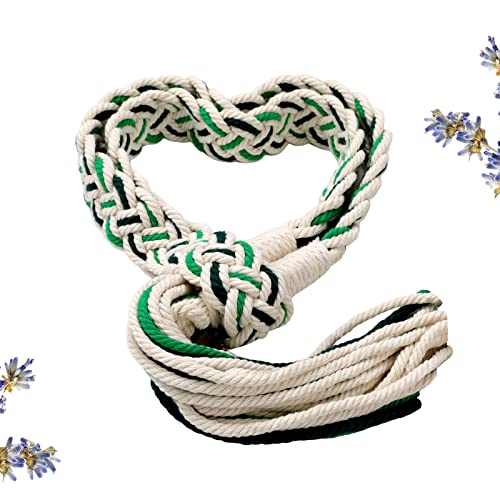 Gmwjinq Hochzeit Lasso Handfest Kordel für Hochzeit aus natürlicher Baumwolle Lazos para Boda Hochzeit Kordel Traditionelles keltisches Muster von Gmwjinq