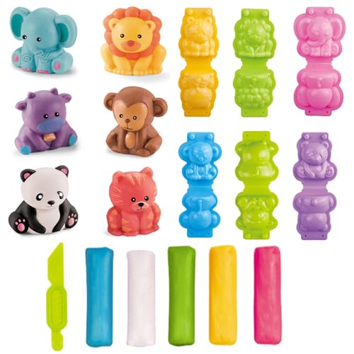 GmwyCzV 15 Stück Knete Zubehör Set, Waldtier Plastilin Knetwerkzeug für Kinder mit Modelliermasse, Knete Set, Kinderknete Knetwerkzeug, Geschenk für Jungen und Mädchen im Alter von 2-12 Jahren GmwyCzV 15 Stück Knete Zubehör Set, Waldtier Plastilin Knetwerkzeug für Kinder mit Modelliermasse, Knete Set, Kinderknete Knetwerkzeug, Geschenk für Jungen und Mädchen im Alter von 2-12 Jahren von GmwyCzV