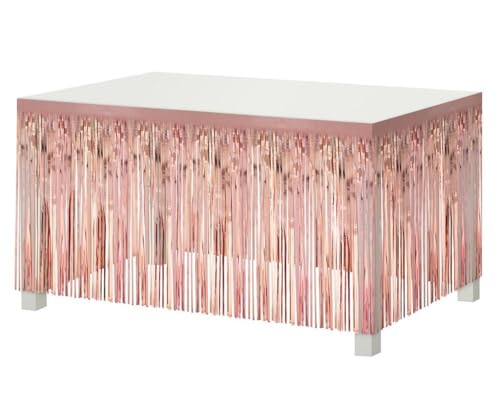 Godan Tischverkleidung/Skirting Roségold Fransen Folie Godan Tischverkleidung/Skirting Roségold Fransen Folie von Godan