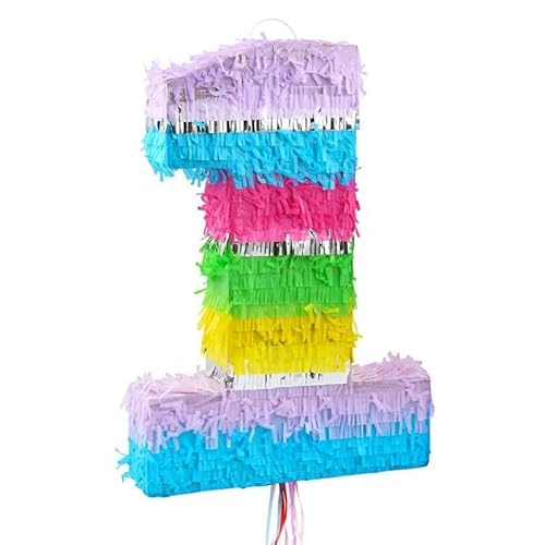 Godan Pinata Zahl 1 bunt Pastell Godan Pinata Zahl 1 bunt Pastell von Godan
