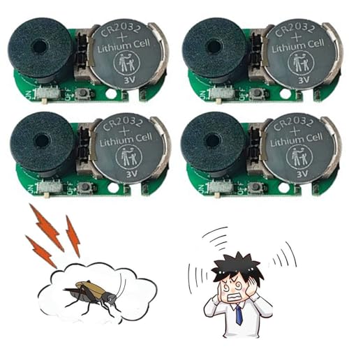 4 Pack New 20 Sounds Annoyatron Noise Maker Prank, Prank Noise Maker Hidden, Beeping Several Months, Office Pranks for Coworkers, Devices to Annoy Neighbors, Funny Office Pranks for Adults (Green) von GodbTG