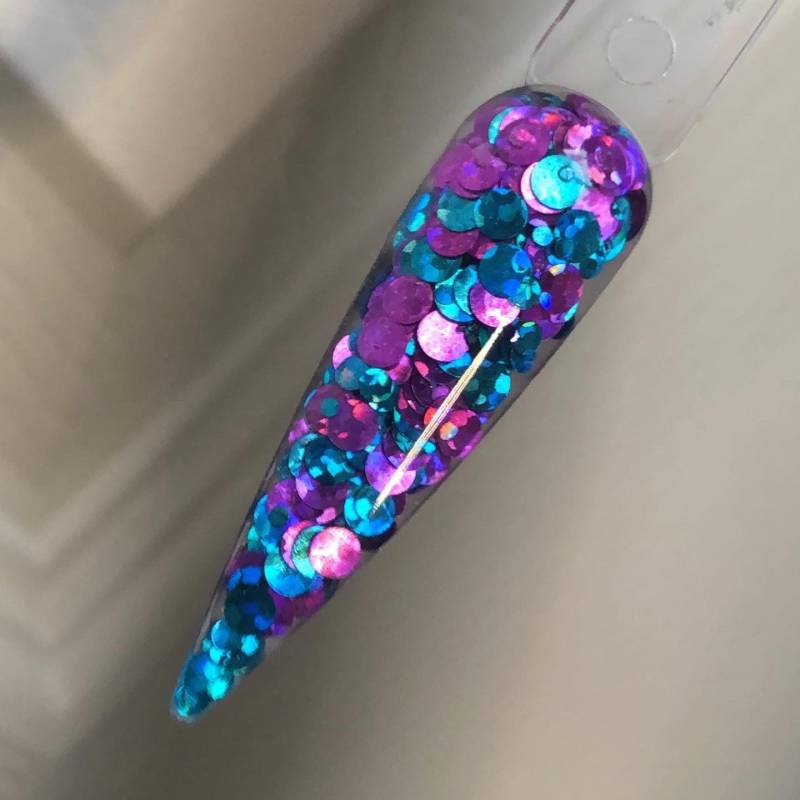 Acrylpuder, Dippuder, Dips, Acrylpuder Für Nägel, Dippuder Glitzeracrylpulver, Acrylnagelpulver, Dip, Mermaid von GodessAcrylicsAnDips