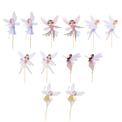 12 Pack Cake Topper Geburtstag, Tortendeko Deko Cupcake, für Geburtstagsfeier, Kuchendekorationen, Partydekoration von Godneei