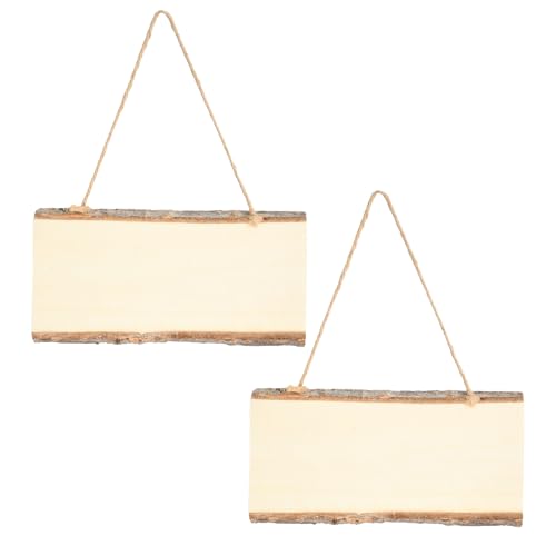 2 Stück Unfertige Holzscheiben mit Juteseil – 12 x 25 cm Blanko Holzschilder zum Bemalen, Beschriften, Gravieren – DIY Türschild für Feste, Café, Bar, Zuhause 2 Stück Unfertige Holzscheiben mit Juteseil – 12 x 25 cm Blanko Holzschilder zum Bemalen, Beschriften, Gravieren – DIY Türschild für Feste, Café, Bar, Zuhause von Godneei