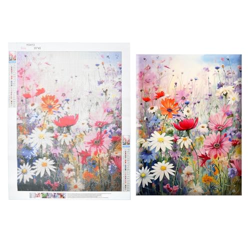 Godneei Diamant Painting Bilder Blumen, Diamond Painting Erwachsene, Personalisierte Set mit Zubehör, DIY Blumen Set für Haus, Wand Décor, 30x40cm Godneei Diamant Painting Bilder Blumen, Diamond Painting Erwachsene, Personalisierte Set mit Zubehör, DIY Blumen Set für Haus, Wand Décor, 30x40cm von Godneei