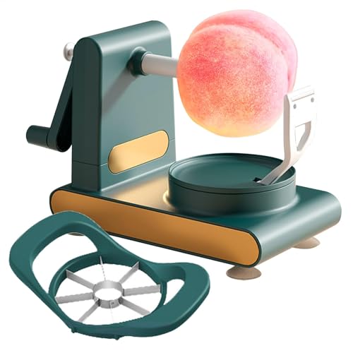 Apfelschäler, Kartoffelschäler, Gemüses Und Obstschäler, Multifunktions Gemüseschäler, Multifunktion Obstschäler, Gemüses Obstschäler, Apfelschälmaschine 3 In 1 Für Das Schneiden von Godpqiui