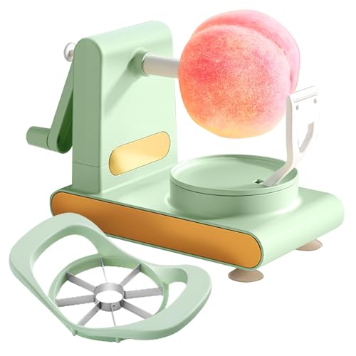 Apfelschäler, Kartoffelschäler, Gemüses Und Obstschäler, Multifunktions Gemüseschäler, Multifunktion Obstschäler, Gemüses Obstschäler, Apfelschälmaschine 3 In 1 Für Das Schneiden von Godpqiui
