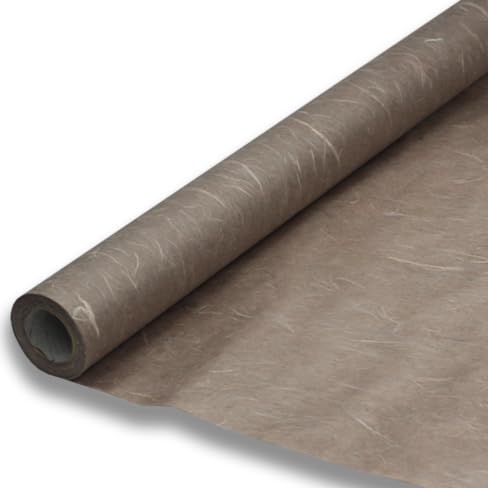 Dak Unyong-JiKoreanisches traditionelles Maulbeerpapier, 26,4 cm x 10 m, 25 g/m², farbige Hanji-Papierrolle, Naturfaser-Textur (braun) von Gogamhanji&paper