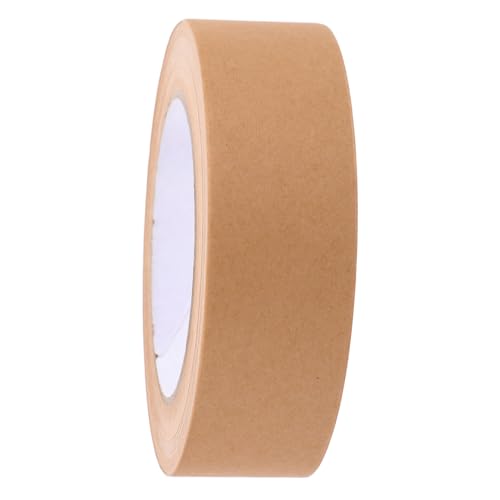 Gogogmee 1 Rolle Kraftpapier Verpackungsband Hochviskoses Klebeband für Kartons Einfach Abreißbar Vielseitig Einsetzbar für und Versand für Sichere Verpackungen von Gogogmee