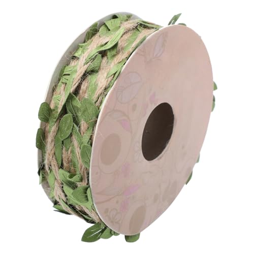 Gogogmee 1 Rolle Künstliches Blattband Jute Dekoratives Seil mit Blättern für Diy Projekte Garten und Hochzeitsdekoration Realistische für Partys und Feiern Gogogmee 1 Rolle Künstliches Blattband Jute Dekoratives Seil mit Blättern für Diy Projekte Garten und Hochzeitsdekoration Realistische für Partys und Feiern von Gogogmee