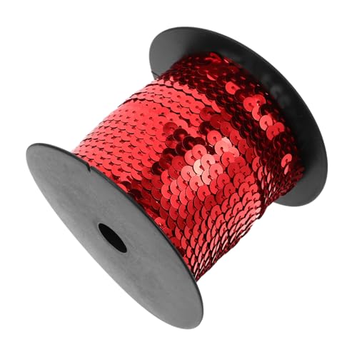 Gogogmee 1 Rolle Paillettenband, Multifunktionaler Kleidungsbesatz, Dehnbarer Paillettenstreifen, Diy-projekte, Glänzendes Kostümband Für Nähprojekte von Gogogmee