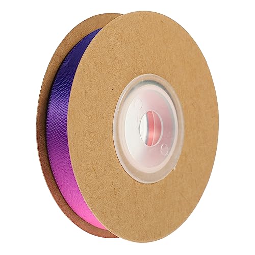 Gogogmee 1 Rolle Rainbow Satinband Dekoratives Geschenkband für DIY Hochzeiten Einladungen Bastelprojekte Farbenfrohe Dekorationen Doppelseitig Bedruckt von Gogogmee