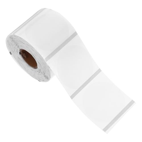 Gogogmee 1 Rolle Runde Thermodrucketiketten Selbstklebende Transparente Etiketten für Adressetiketten Sichere Versiegelung und Hohe Haftung für Verpackungen und Briefe von Gogogmee