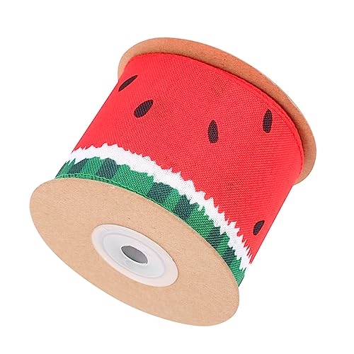 Gogogmee 1 Rolle Wassermelonen Druckband für DIY Bastelprojekte Yards Vielseitiges Dekorationsmaterial für Blumen und Kunsthandwerk Gogogmee 1 Rolle Wassermelonen Druckband für DIY Bastelprojekte Yards Vielseitiges Dekorationsmaterial für Blumen und Kunsthandwerk von Gogogmee