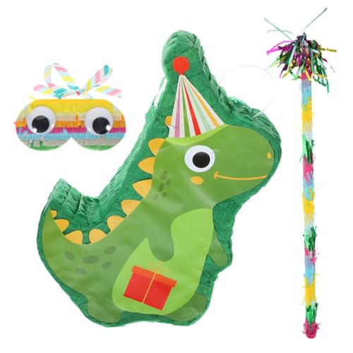 Gogogmee 1 Satz Dinosaurier Pinata für Geburtstagsfeiern Teiliges mit Dinosaurier und Augenmaske Dekorative Pinata für Feste Spiele und Überraschungen für Kindergeburtstage Gogogmee 1 Satz Dinosaurier Pinata für Geburtstagsfeiern Teiliges mit Dinosaurier und Augenmaske Dekorative Pinata für Feste Spiele und Überraschungen für Kindergeburtstage von Gogogmee