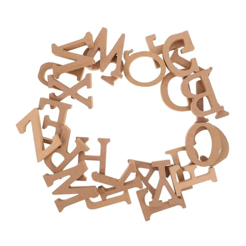 Gogogmee 1 Satz Holzbuchstaben Set aus Unfertigen Buchstaben für DIY Home Decor Kreative Tischdekorationen Shower und Hochzeitszeichen für Fotorequisiten und Einzigartige Displays Gogogmee 1 Satz Holzbuchstaben Set aus Unfertigen Buchstaben für DIY Home Decor Kreative Tischdekorationen Shower und Hochzeitszeichen für Fotorequisiten und Einzigartige Displays von Gogogmee