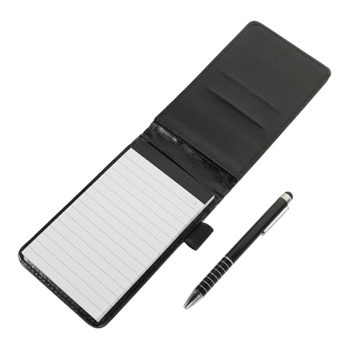 Gogogmee 1 Satz Kompaktes Notizbuch Set mit Linierten und Metallstift Büro Accessoire für Notizen Aufgaben und Projekte für Unterwegs Business von Gogogmee