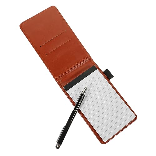 Gogogmee 1 Satz Kompaktes Notizbuch Set mit Metallstift und Karierten Tragbares Memo Pad für Büro und Zuhause für Notizen Tagebuch und Inspirationen von Gogogmee