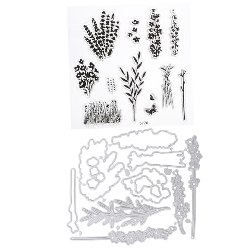 Gogogmee 1 Satz Metall Schneidform Set mit Einzigartigem Blattdesign für Kartenherstellung und DIY Scrapbooking Hochwertige Stanzformen Kohlenstoffhaltigem für Hochzeiten und Feste von Gogogmee