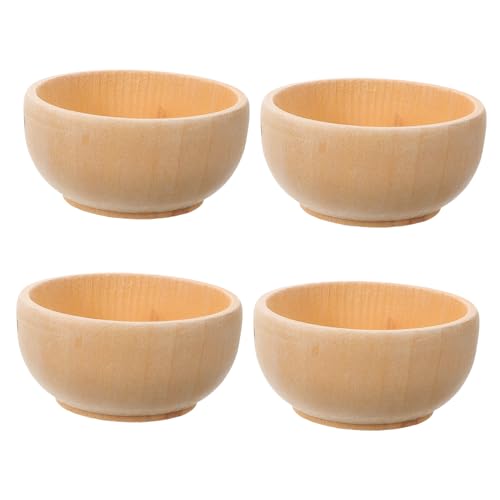 Gogogmee 1 Satz Teiliges Holzschalen Set Für Diy Projekte Unvollendete Holzspielzeuge Kreativität Und Fantasie Bei Kindern Für Verschiedene Bastelarbeiten Und Dekoration 4 Stück Gogogmee 1 Satz Teiliges Holzschalen Set Für Diy Projekte Unvollendete Holzspielzeuge Kreativität Und Fantasie Bei Kindern Für Verschiedene Bastelarbeiten Und Dekoration 4 Stück von Gogogmee