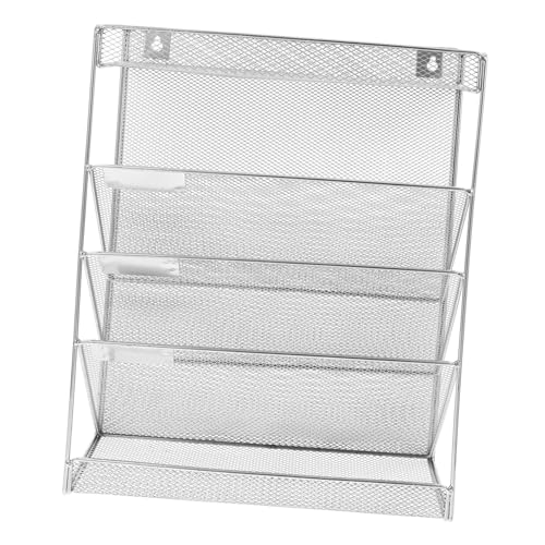 Gogogmee 1 Satz Wandorganisator für Büro Lagiger Hängender Aktenordner aus Metall Format Multifunktional mit Unsichtbaren Haken zur Einfachen zur Aufbewahrung von Dokumenten Zeitungen und Gogogmee 1 Satz Wandorganisator für Büro Lagiger Hängender Aktenordner aus Metall Format Multifunktional mit Unsichtbaren Haken zur Einfachen zur Aufbewahrung von Dokumenten Zeitungen und von Gogogmee