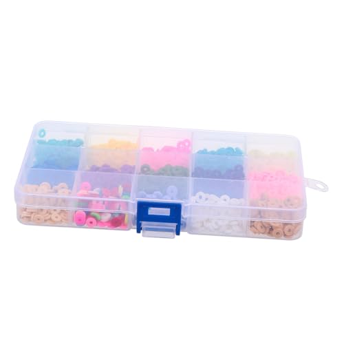 Gogogmee 1 Schachtel Flache Runde Polymer Clay Perlen Fächer Box Bunte DIY Schmuckperlen für Armbänder Halsketten und Bastelaccessoires Langlebig und Fein Verarbeitet Gogogmee 1 Schachtel Flache Runde Polymer Clay Perlen Fächer Box Bunte DIY Schmuckperlen für Armbänder Halsketten und Bastelaccessoires Langlebig und Fein Verarbeitet von Gogogmee