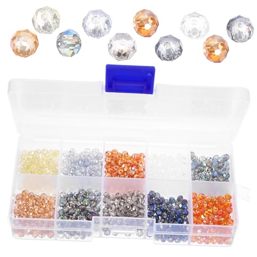 Gogogmee 1 Schachtel Glasperlen DIY Schmuckperlen Kristallgelb Langlebige Spacer Perlen mit Glatter Oberfläche für Armband Halskette Ohrring Basteln und Schmuckherstellung Gogogmee 1 Schachtel Glasperlen DIY Schmuckperlen Kristallgelb Langlebige Spacer Perlen mit Glatter Oberfläche für Armband Halskette Ohrring Basteln und Schmuckherstellung von Gogogmee