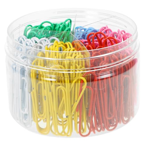 Gogogmee 1 Schachtel Kleine Bunte Büroklammern Kunststoffbeschichtet Langlebig Vielseitig Einsetzbar als Büroklammern Dokumentenhalter Lesezeichen für Büro und Schule Gogogmee 1 Schachtel Kleine Bunte Büroklammern Kunststoffbeschichtet Langlebig Vielseitig Einsetzbar als Büroklammern Dokumentenhalter Lesezeichen für Büro und Schule von Gogogmee