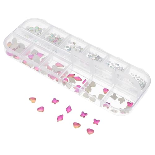 Gogogmee 1 Schachtel Nail Accessory Fächer Box Resin Rhinestones Glitzersteine Nägel DIY Nail Diamonds für Kreative Nagelkunst Leicht Anzuwenden Sicher und Vielseitig für Profis und Gogogmee 1 Schachtel Nail Accessory Fächer Box Resin Rhinestones Glitzersteine Nägel DIY Nail Diamonds für Kreative Nagelkunst Leicht Anzuwenden Sicher und Vielseitig für Profis und von Gogogmee