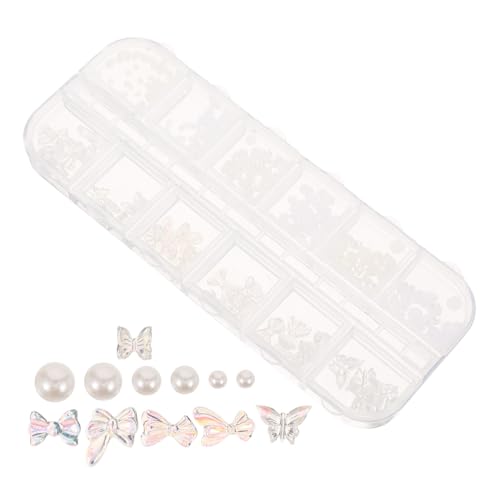 Gogogmee 1 Schachtel Nail Charms Fach Mix Perlen Schmetterling Nageldekorationen DIY Nail Art Zubehör für Glamouröse Stilvolle und Vielseitige Nagelgestaltung Gogogmee 1 Schachtel Nail Charms Fach Mix Perlen Schmetterling Nageldekorationen DIY Nail Art Zubehör für Glamouröse Stilvolle und Vielseitige Nagelgestaltung von Gogogmee