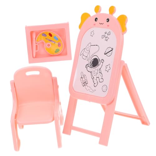 Gogogmee Puppenhaus-möbelset Für Jungen Und Mädchen Miniatur-staffelei Und -Stuhl Mini- Ideal Für Fantasievolles Spielen Und Rollenspiele Gogogmee Puppenhaus-möbelset Für Jungen Und Mädchen Miniatur-staffelei Und -Stuhl Mini- Ideal Für Fantasievolles Spielen Und Rollenspiele von Gogogmee