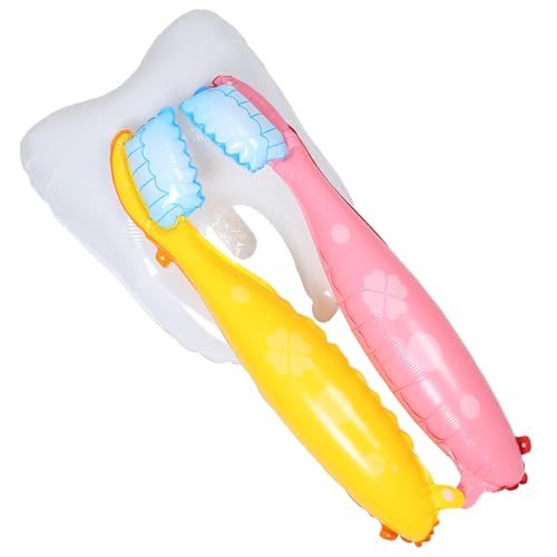 Gogogmee 1 Set Zahnbürstenballons: Großes Set mit Zahnbürsten und weißen Zahnballons – Aufblasbare Gegenstände in Zahnform für Babypartys und Geburtstagsdekorationen zum Thema Zahnmedizin Gogogmee 1 Set Zahnbürstenballons: Großes Set mit Zahnbürsten und weißen Zahnballons – Aufblasbare Gegenstände in Zahnform für Babypartys und Geburtstagsdekorationen zum Thema Zahnmedizin von Gogogmee