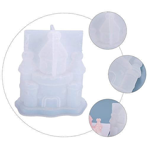 Gogogmee 1 Stück Silikonform für DIY Castle Handgefertigte Gießform für Kreative Bastelprojekte für Selbstgemachte Dekorationen Geeignet für Epoxidharz und Andere Materialien von Gogogmee