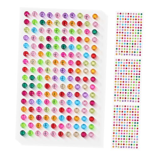Gogogmee 10 Blatt Selbstklebende Acryl Strasssteine Flache Rückseite Glitzersteine für Gesicht Schmuckherstellung Karten und Basteldekoration Leichte Sichere Haftung für DIY Handwerk Gogogmee 10 Blatt Selbstklebende Acryl Strasssteine Flache Rückseite Glitzersteine für Gesicht Schmuckherstellung Karten und Basteldekoration Leichte Sichere Haftung für DIY Handwerk von Gogogmee