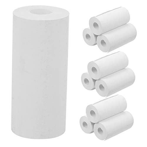 Gogogmee 10 Rollen Selbstklebende Thermopapier Etiketten für Versand und Beschriftung Hochwertige Wiederverwendbare Blankoetiketten für Schule Büro und von Gogogmee