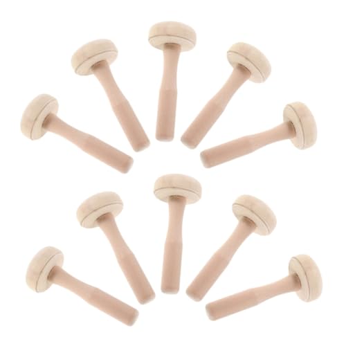 Gogogmee 10 Stück Bastel-pilz-reibrolle, Diy-druckgrafik, Holz-tintenrolle, Malwerkzeuge Aus Holz Für Künstlerbedarf, Für Die Heimdekoration Und Den Pädagogischen Gebrauch Gogogmee 10 Stück Bastel-pilz-reibrolle, Diy-druckgrafik, Holz-tintenrolle, Malwerkzeuge Aus Holz Für Künstlerbedarf, Für Die Heimdekoration Und Den Pädagogischen Gebrauch von Gogogmee