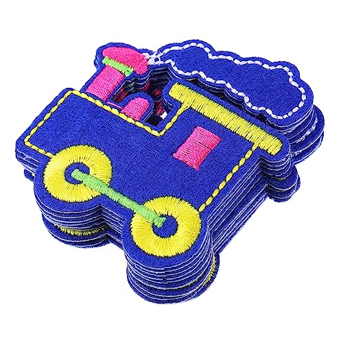Gogogmee 10 Stück Bestickte Cartoon Zug Patches zum Aufbügeln Niedliche Bügelflicken für Kleidung Langlebige Textil Aufnäher mit Eisenkleber für Jeans DIY Kostümveredelung Gogogmee 10 Stück Bestickte Cartoon Zug Patches zum Aufbügeln Niedliche Bügelflicken für Kleidung Langlebige Textil Aufnäher mit Eisenkleber für Jeans DIY Kostümveredelung von Gogogmee