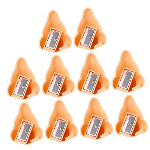 Gogogmee 10 Stück Bleistiftspitzer Süßer Lustiger Nasenspitzer Kleiner Bleistiftschärfer Bleistifte Schulmaterial Für Bleistift Sharpner Süße Schulsachen Gelb von Gogogmee