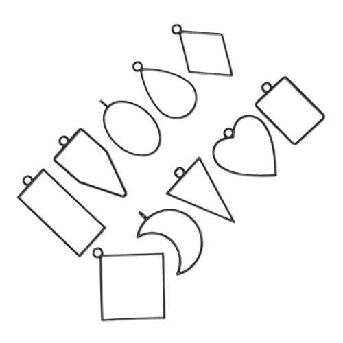 Gogogmee 10 Stück Geometrische Metallrahmen Ohrringe Diy Schmuckherstellung Zubehör für Kreative Anhänger und Charms für Ohrringe Armbänder und Gogogmee 10 Stück Geometrische Metallrahmen Ohrringe Diy Schmuckherstellung Zubehör für Kreative Anhänger und Charms für Ohrringe Armbänder und von Gogogmee
