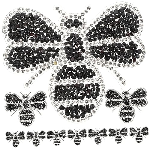 Gogogmee 10 Stück Honigbienen Aufkleber Austauschbare Eisenflicken DIY Mantelflicken Austauschbare Mantelflicken Kleidungsflicken Kleine Kleidungsflicken Kleidungsversorgung von Gogogmee