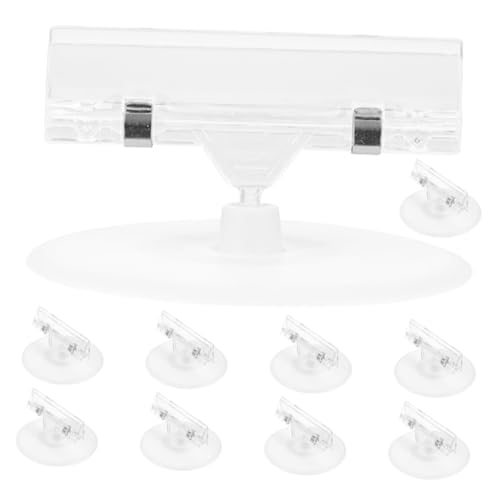 Gogogmee 10 Stück Kunststoff Labelhalter mit Stabilem Rundfuß Eleganter Abs-clip für Preisschilder und Namenskarten Vielseitig Einsetzbar für Einzelhandel Büro Ausstellungen und Gogogmee 10 Stück Kunststoff Labelhalter mit Stabilem Rundfuß Eleganter Abs-clip für Preisschilder und Namenskarten Vielseitig Einsetzbar für Einzelhandel Büro Ausstellungen und von Gogogmee