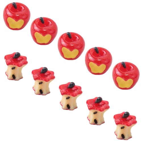Gogogmee 10 Stück Miniatur Apfel Resin Dekoration Teiliges DIY Zubehör für Handyhüllen Fotoalben Bastelarbeiten Kreatives Handwerk Geschenkideen Gogogmee 10 Stück Miniatur Apfel Resin Dekoration Teiliges DIY Zubehör für Handyhüllen Fotoalben Bastelarbeiten Kreatives Handwerk Geschenkideen von Gogogmee